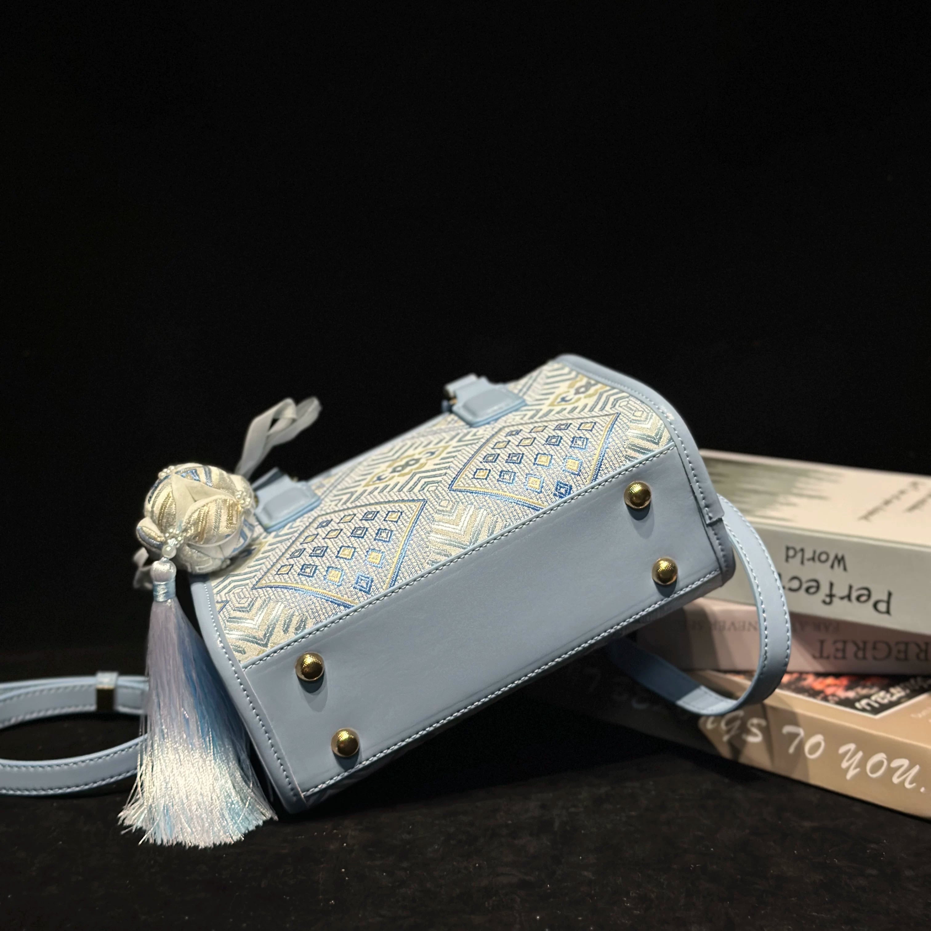 Brocade Pillow Crossbody Bag
