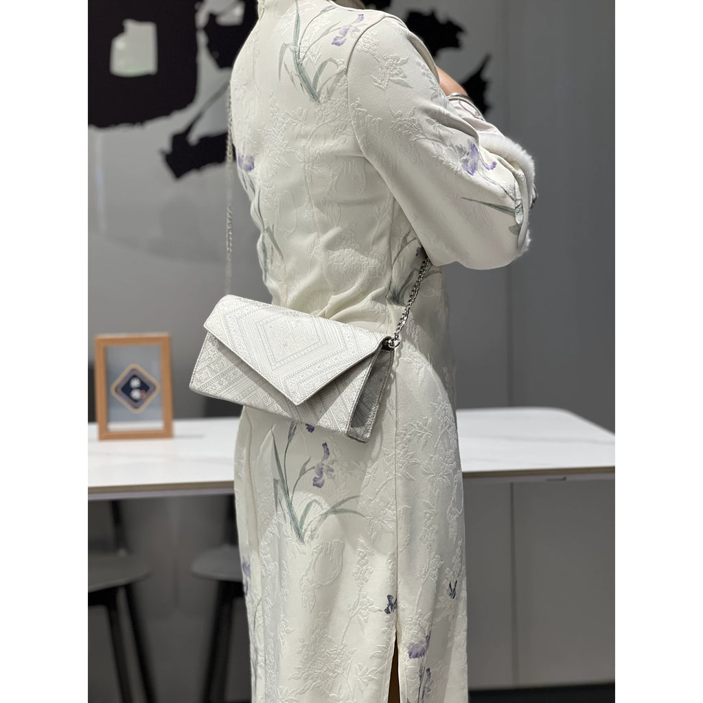 Zhuang Brocade Crossbody Bag