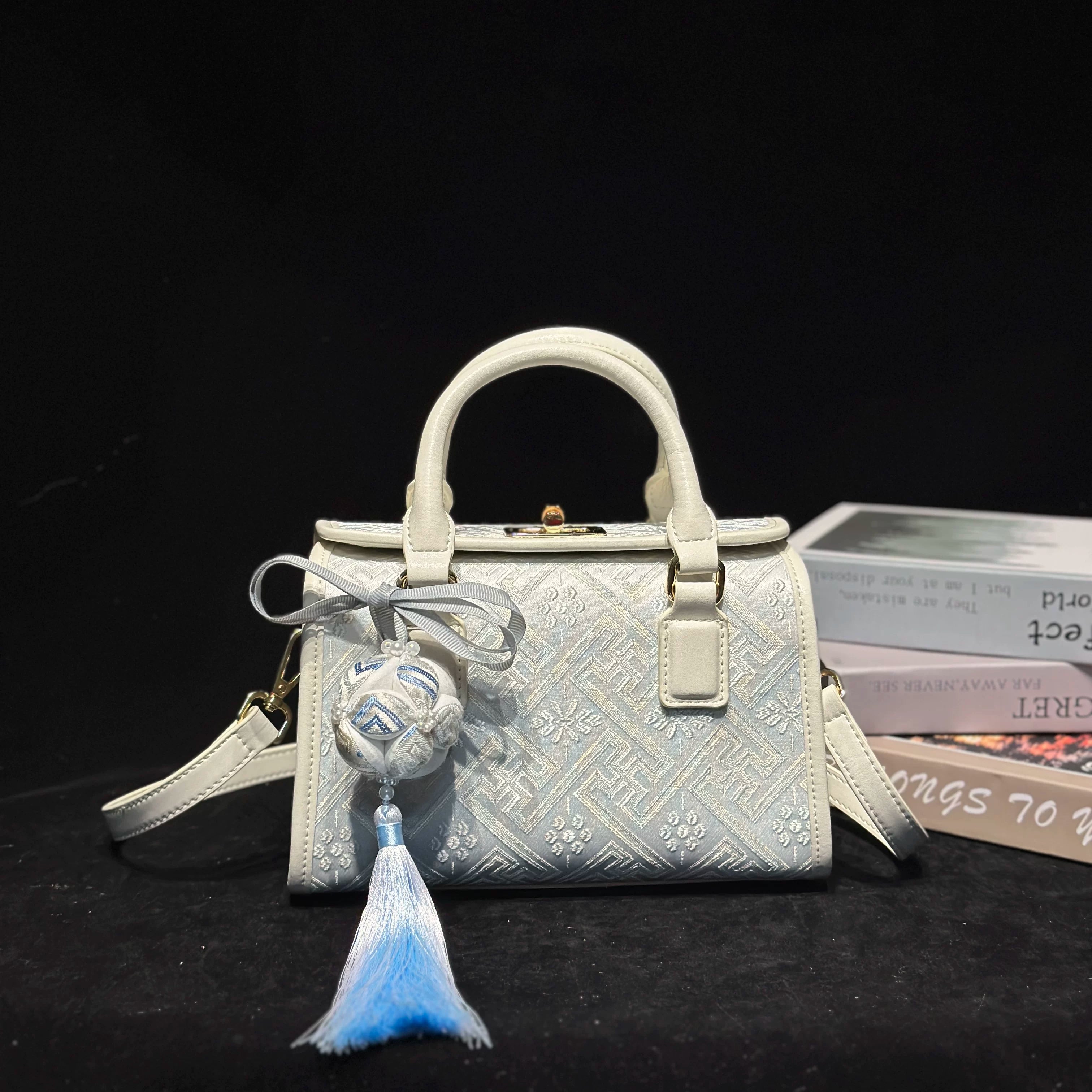 Brocade Pillow Crossbody Bag