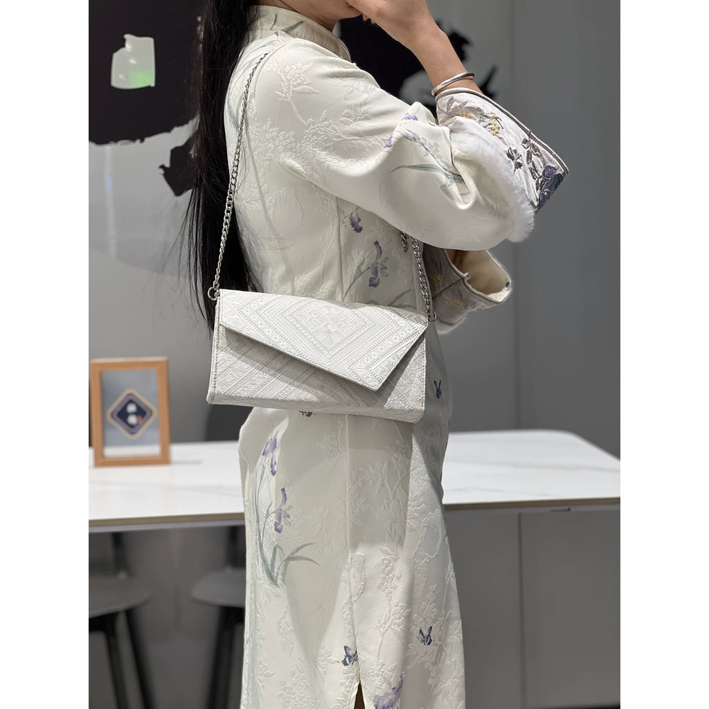 Zhuang Brocade Crossbody Bag