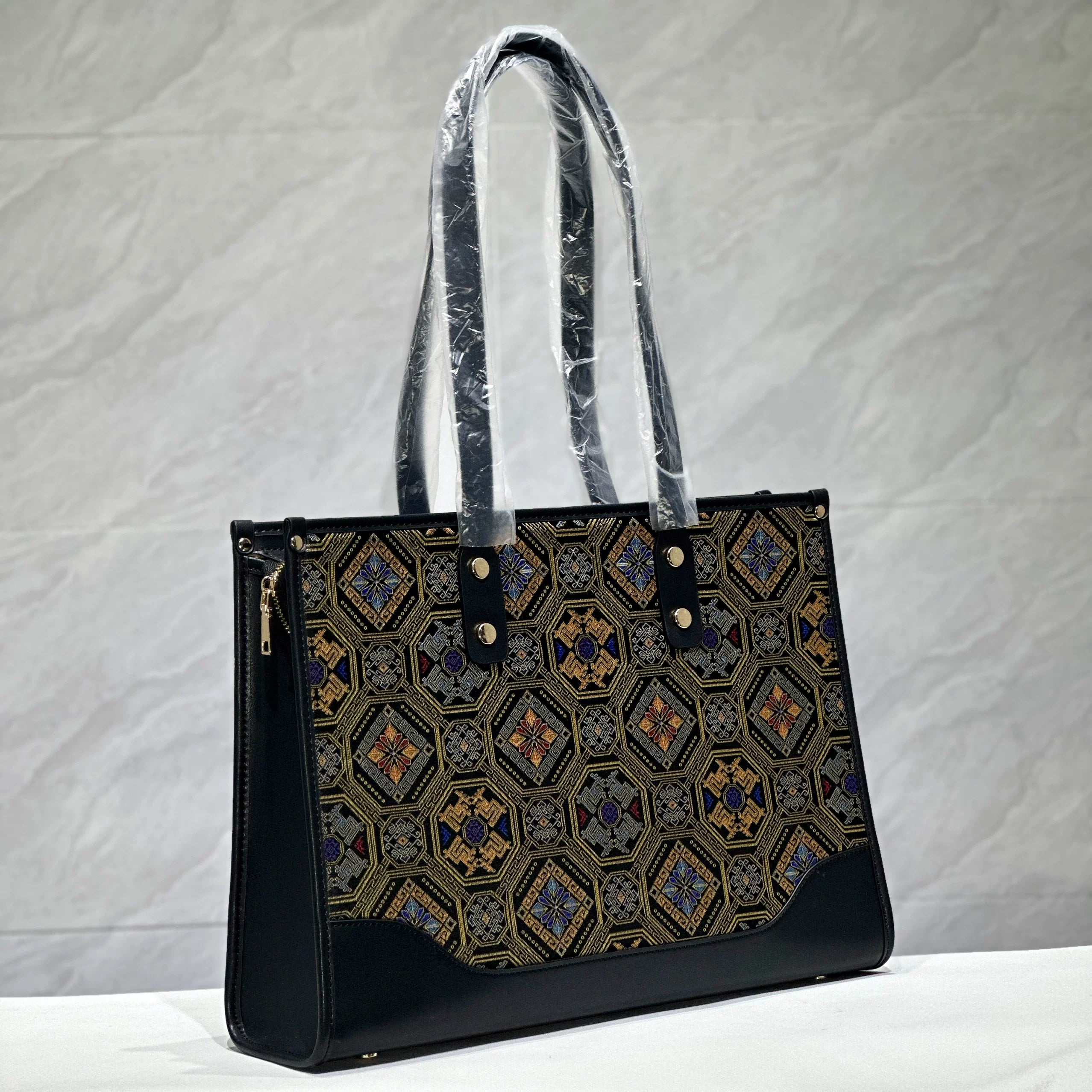 Zhuang Brocade Large Tote