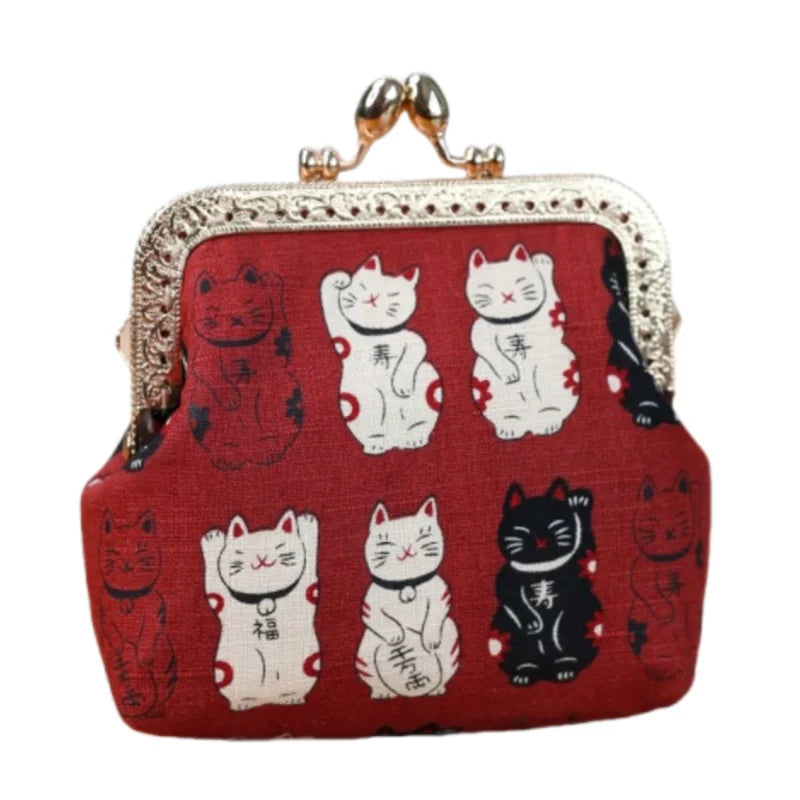 Retro Fabric Coin Purse