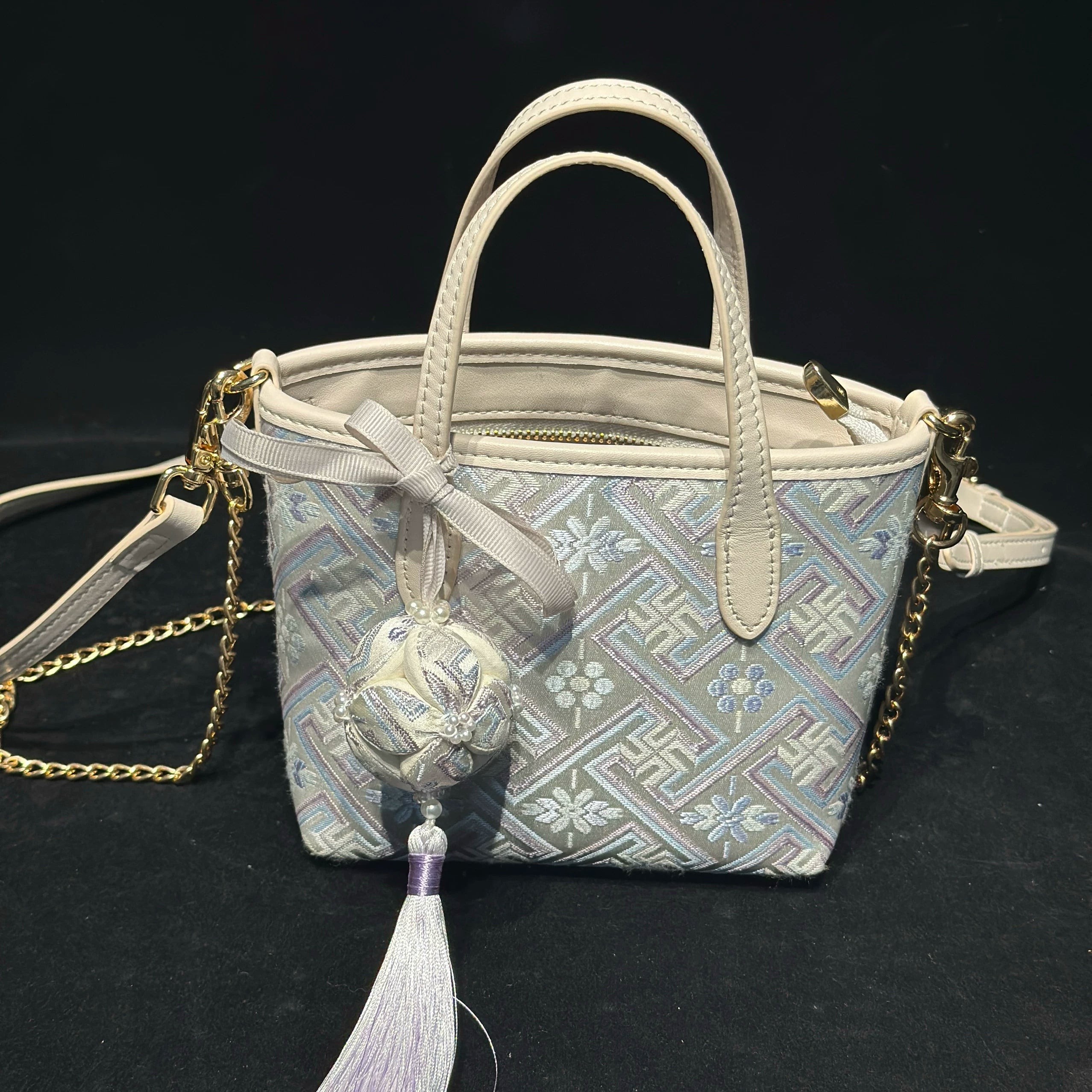 Zhuang Brocade Mini Tote