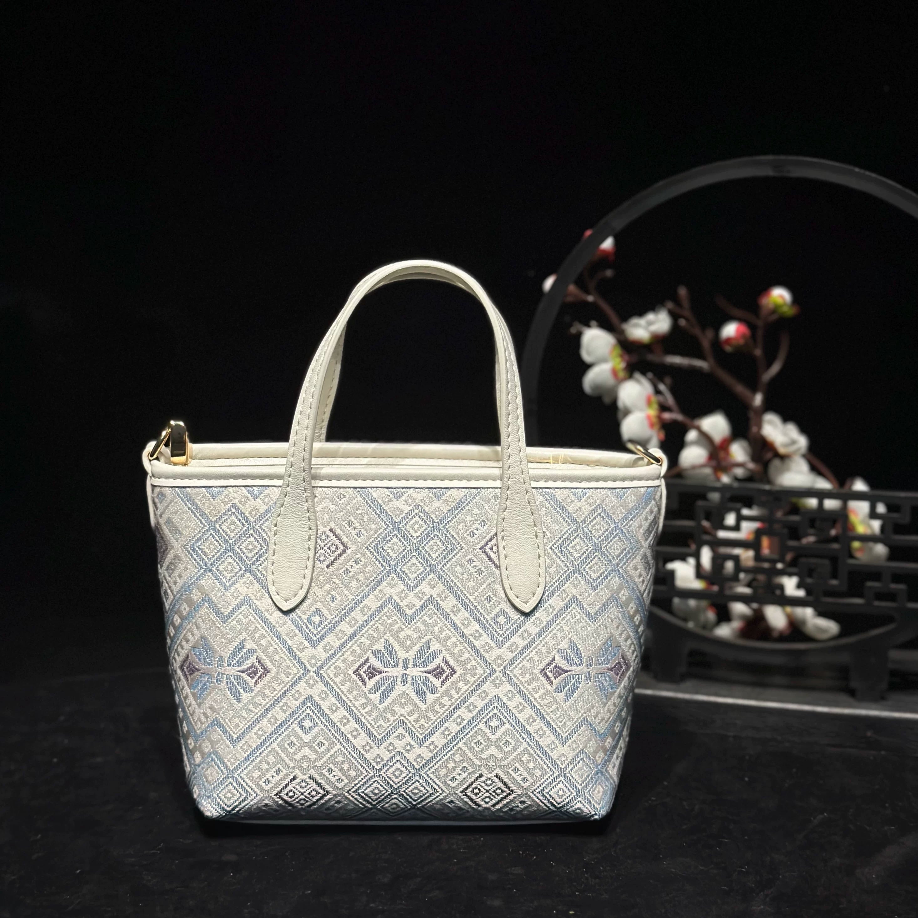 Zhuang Brocade Mini Crossbody