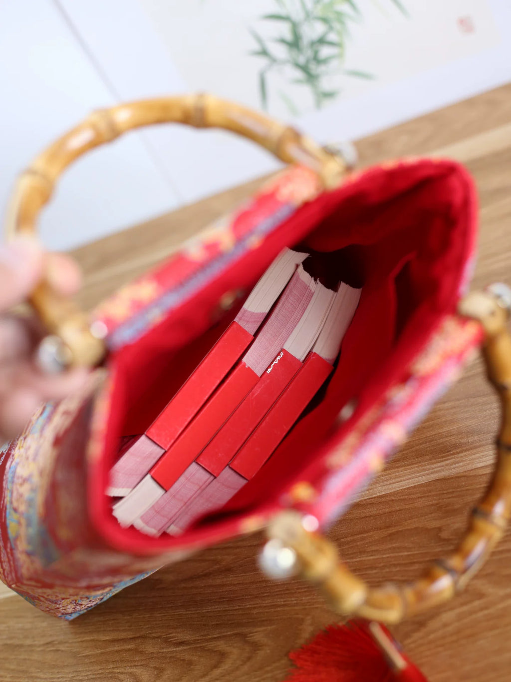 Bridal Wedding Bag — Red