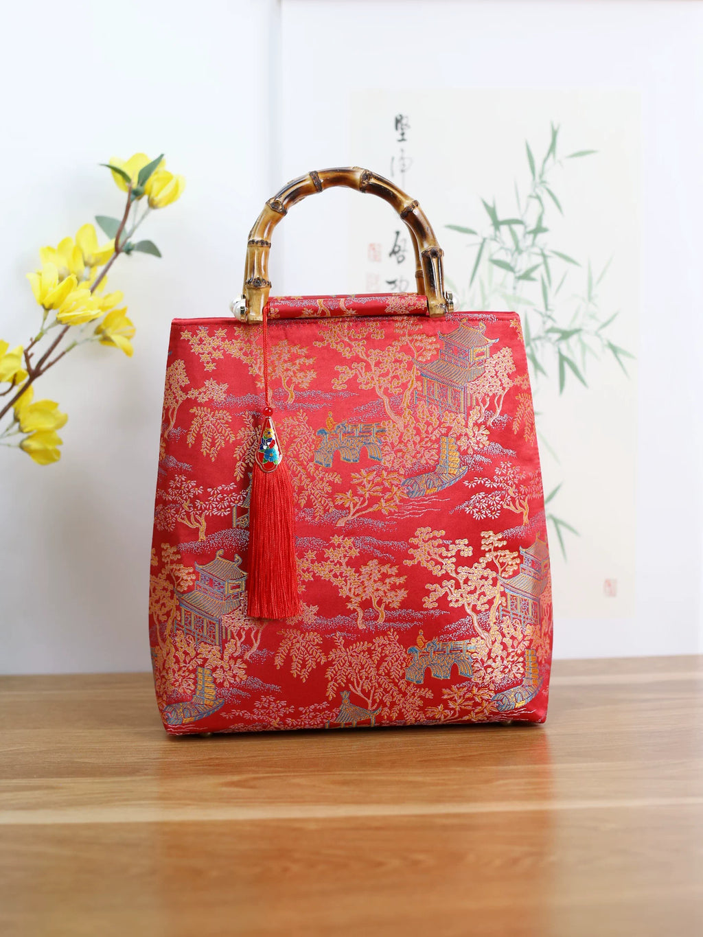 Bridal Wedding Bag — Red