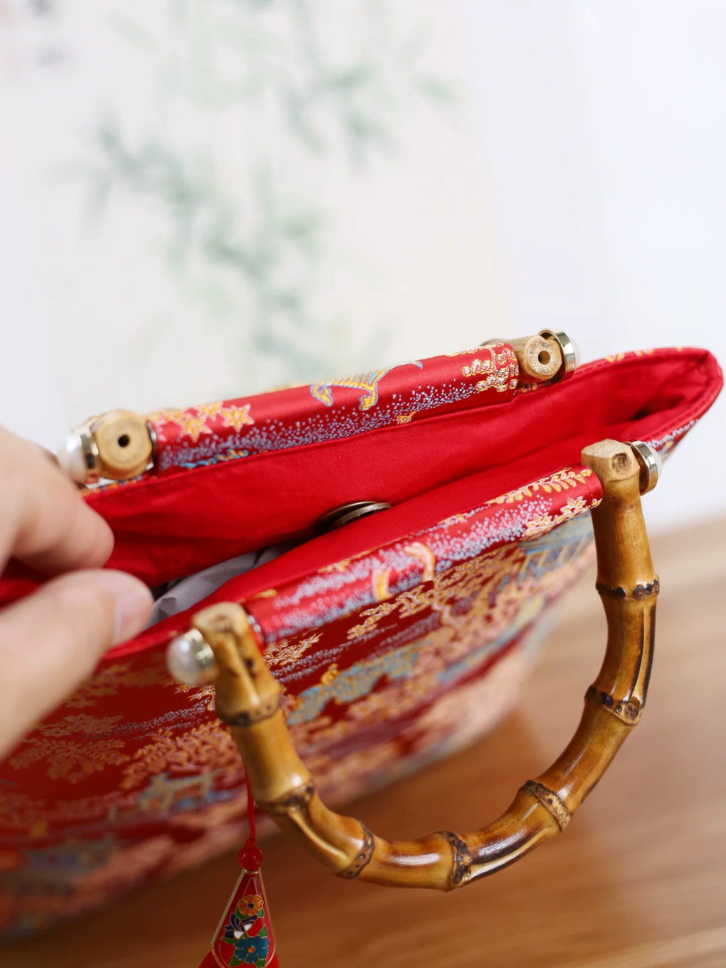 Bridal Wedding Bag — Red