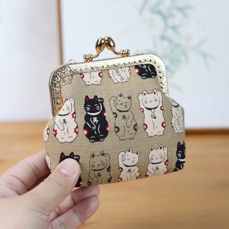 Retro Fabric Coin Purse