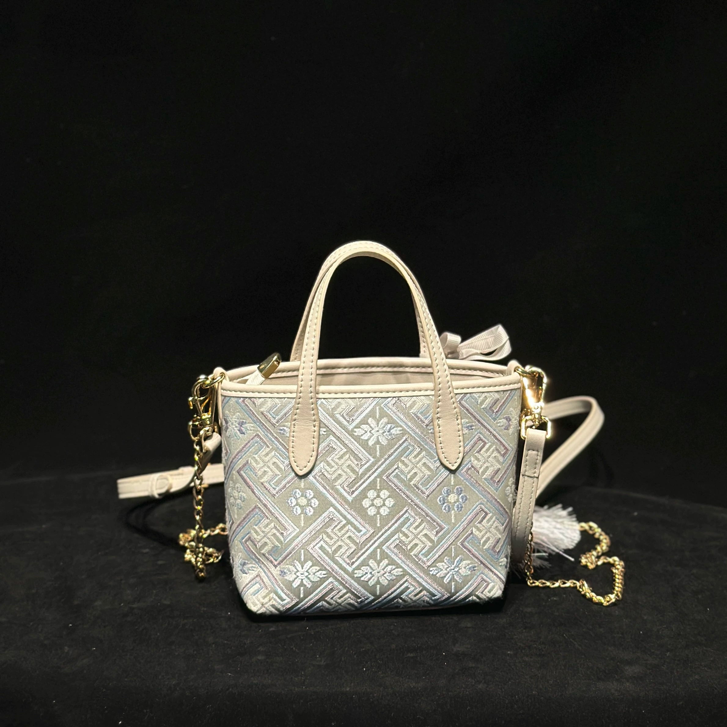 Zhuang Brocade Mini Tote