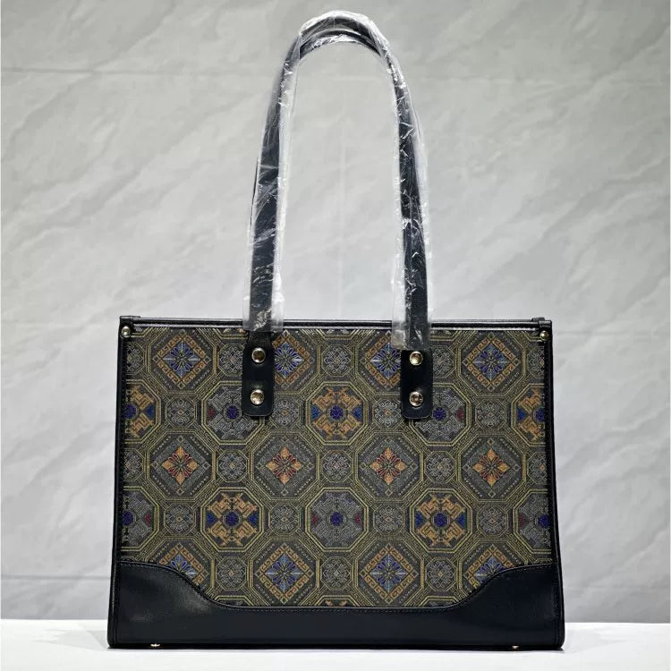 Zhuang Brocade Large Tote
