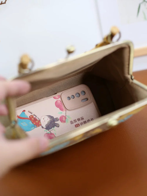 Bamboo Handle Cheongsam Bag